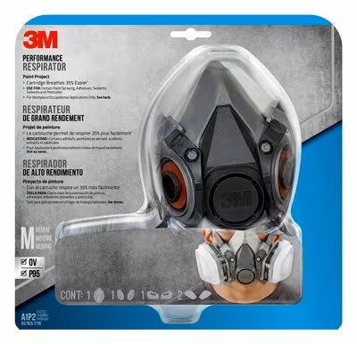 3M™ Performance Respirator 6211P1-DC, Paint Project, Organic Vapour/P95