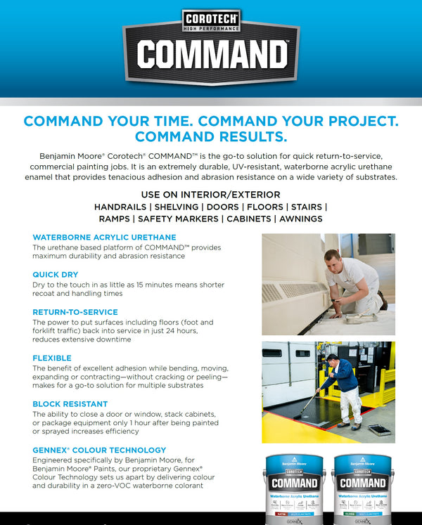 COMMAND by Corotech - Waterborne Acrylic Urethane